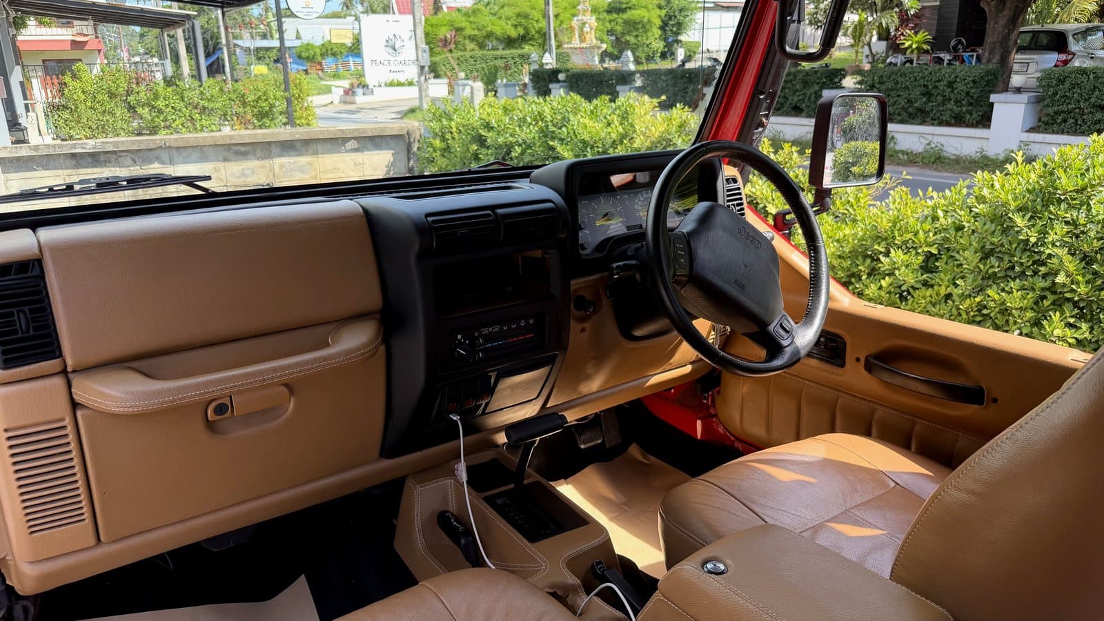 The driver's cockpit